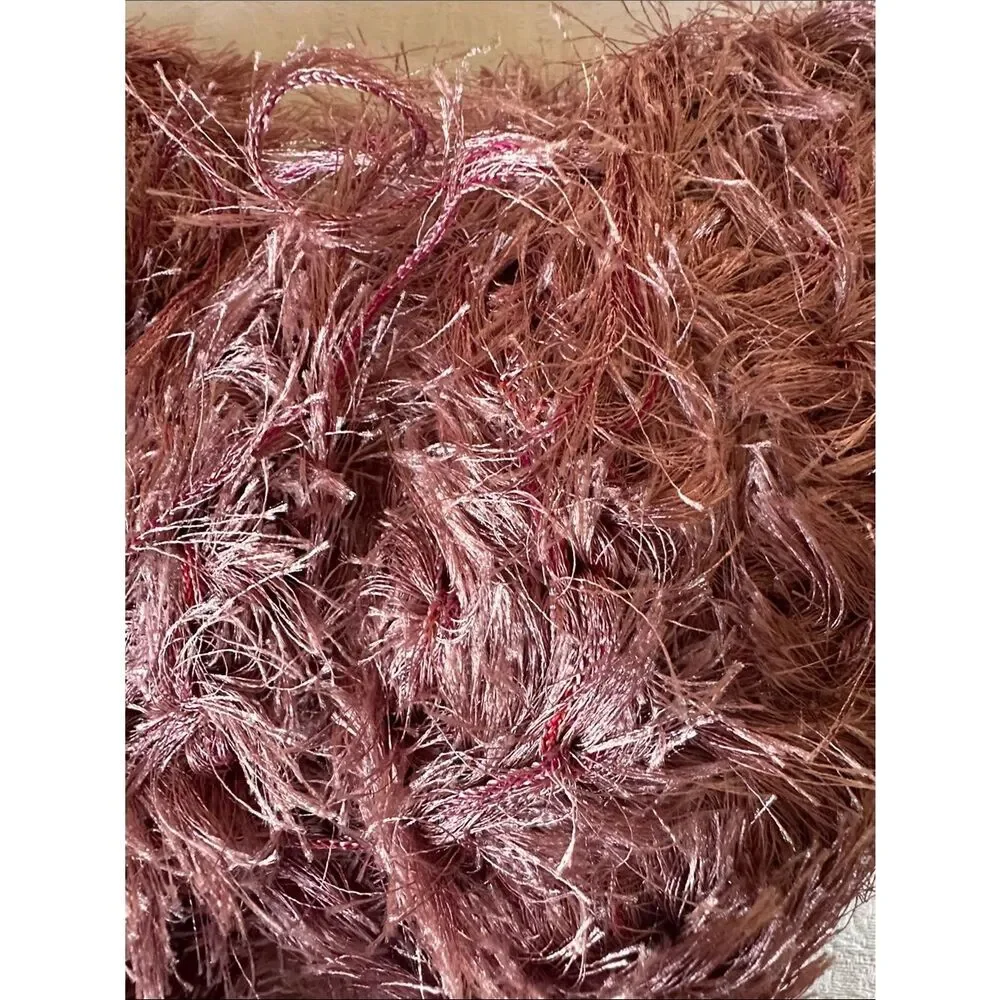 Yarn Eyelash 1 Pound Mauve Pink